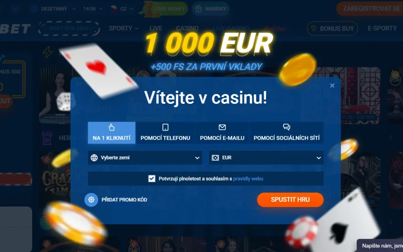 MostBet Kasíno Registrace – formulář